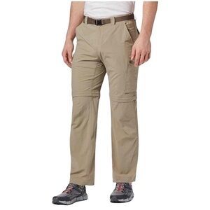 Columbia Men’s Silver Ridge Convertible Zip-Off Pants with Belt